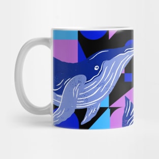 Geometry Meets the Humpback Whale Mug